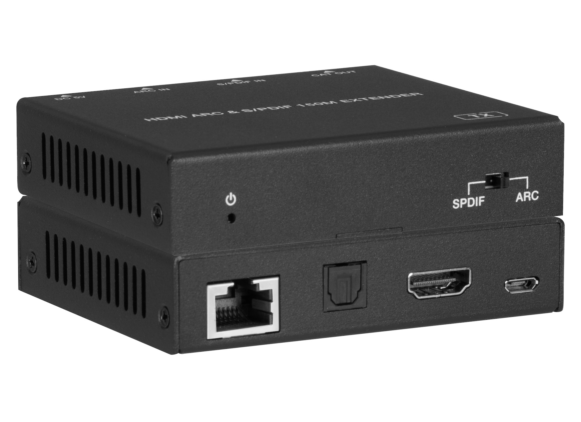 Long-Range ARC Audio Extender over CAT (150m/492ft)