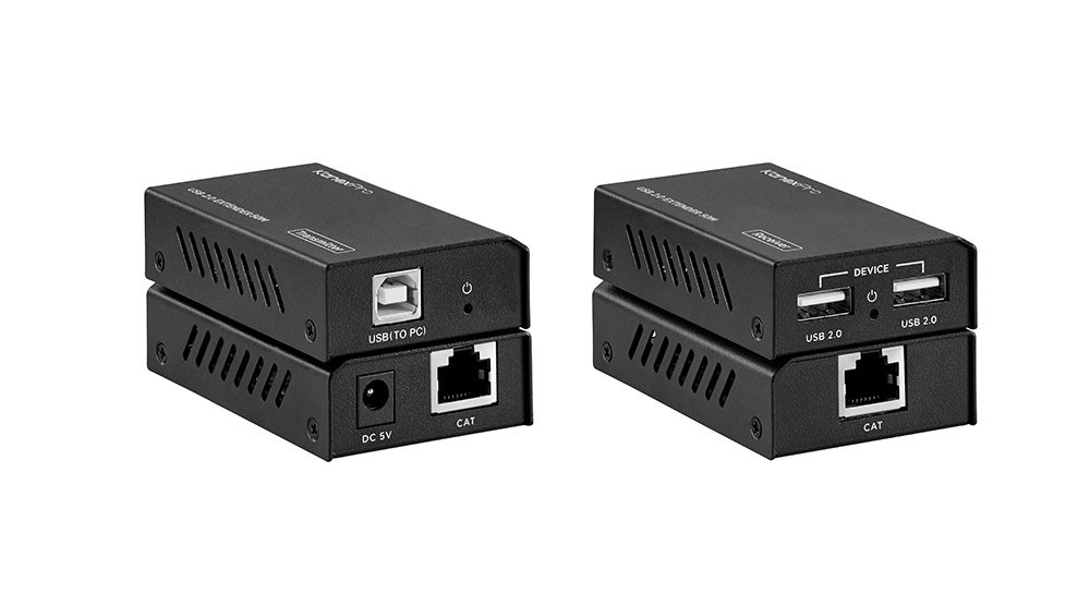 Pro AV/IT 4-Port USB 2.0 over CATx Extender up to 164ft