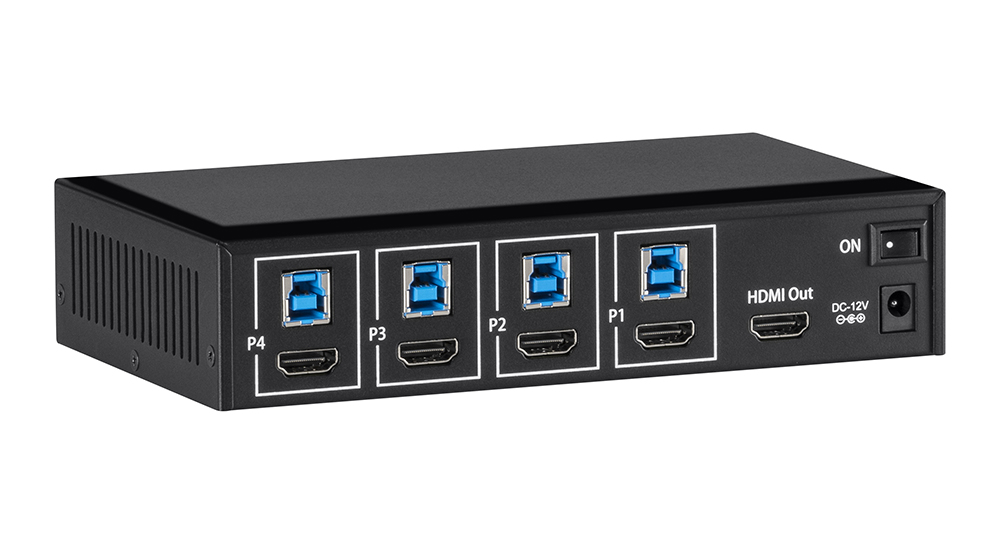 KanexPro Multiview 4X1 KVM Switch