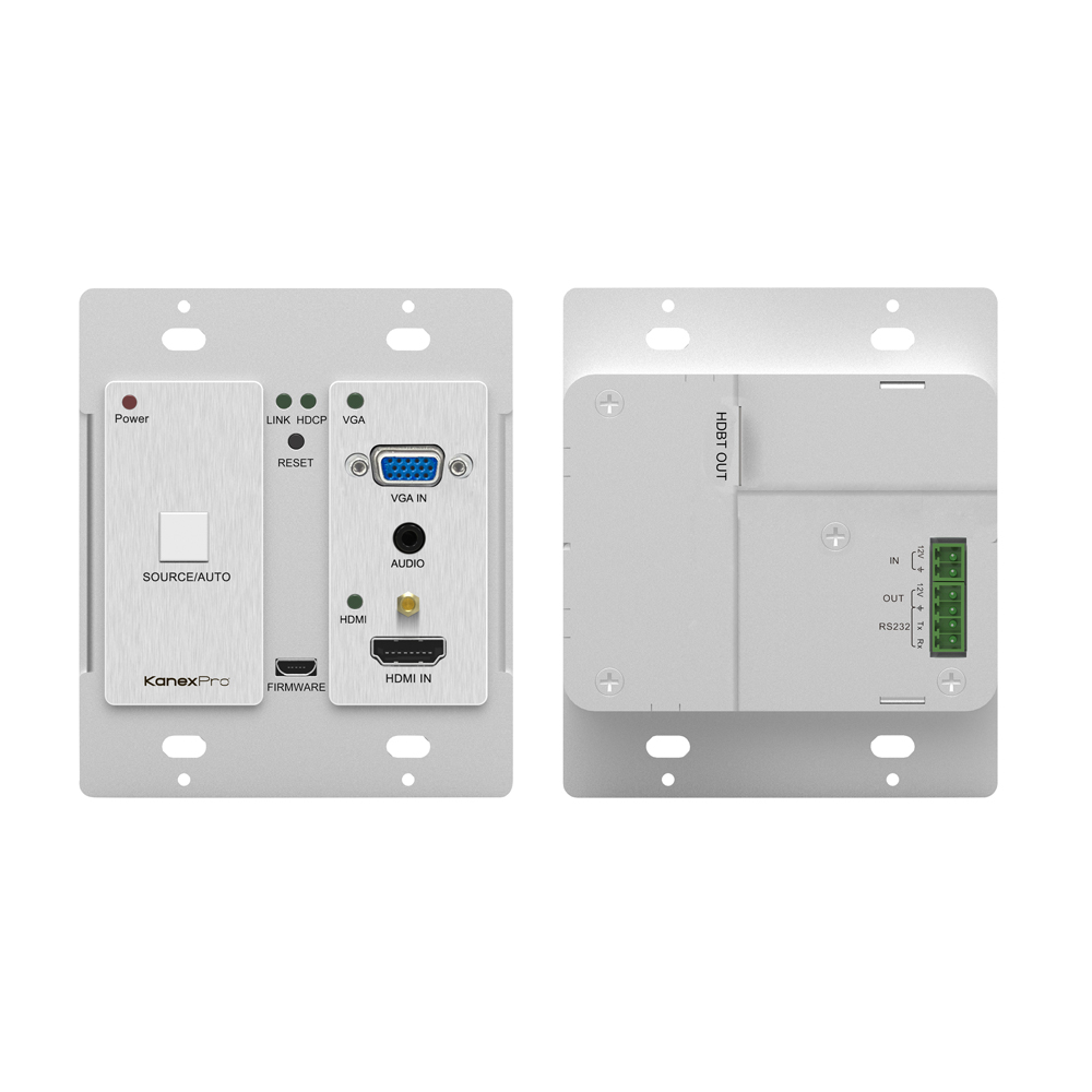 VGA/HDMI Wall Plate Transmitter via HDBaseT – AVPro Edge